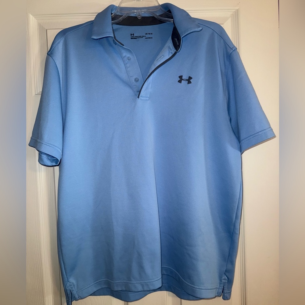 Under Armour Men's Light Blue Polo Shirt